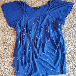 Notations Blue Dot Shirt